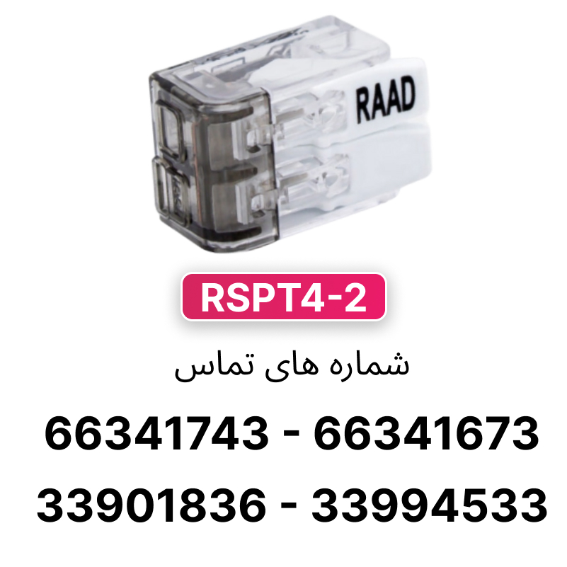 ترمینال انشعابی 2 خانه (RSPT4-2) رعد